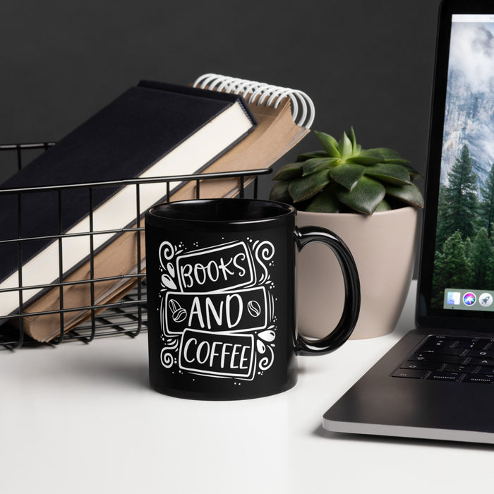 Books and Coffee Mug