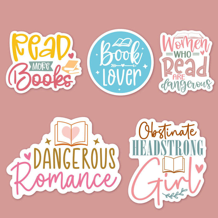 Book Lovers Sticker Set