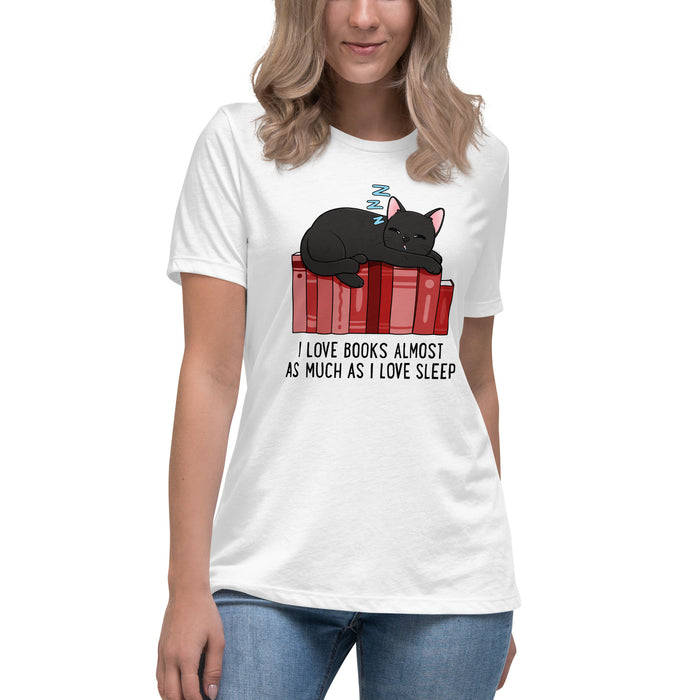 Love Books & Sleep Kitten T-Shirt