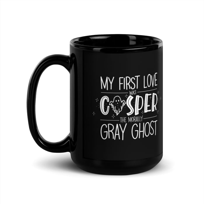 Casper the Morally Gray Ghost Black Mug