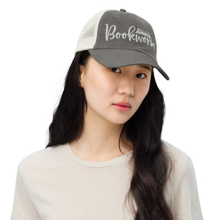 Bookworm Embroidered Cap